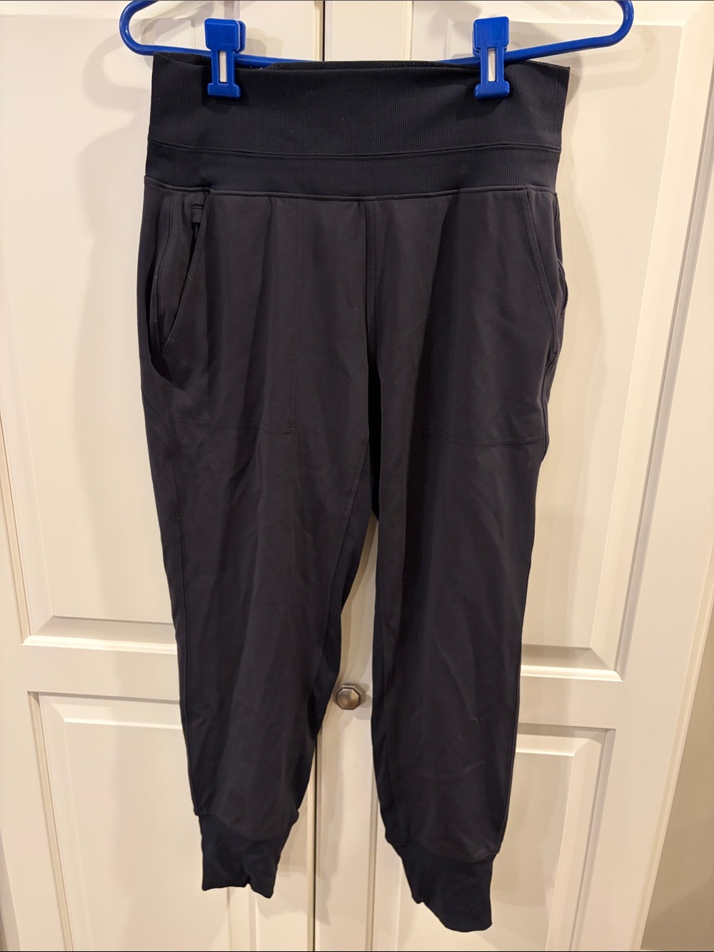 Women's High-Waist Black Jogger Pants size S